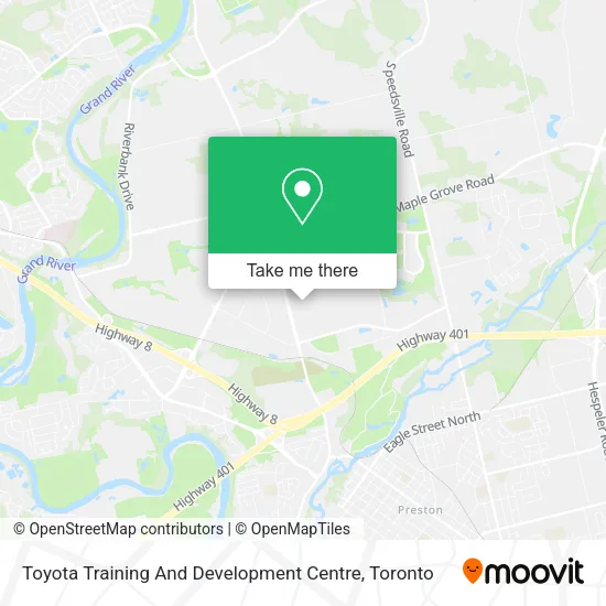Toyota Training And Development Centre map
