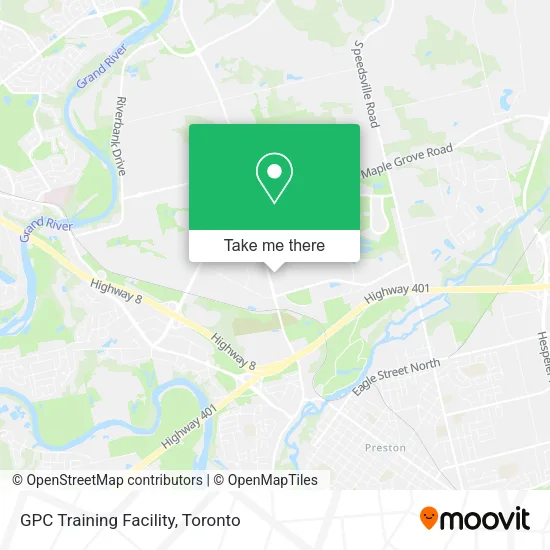 GPC Training Facility map