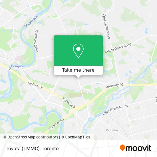 Toyota (TMMC) map