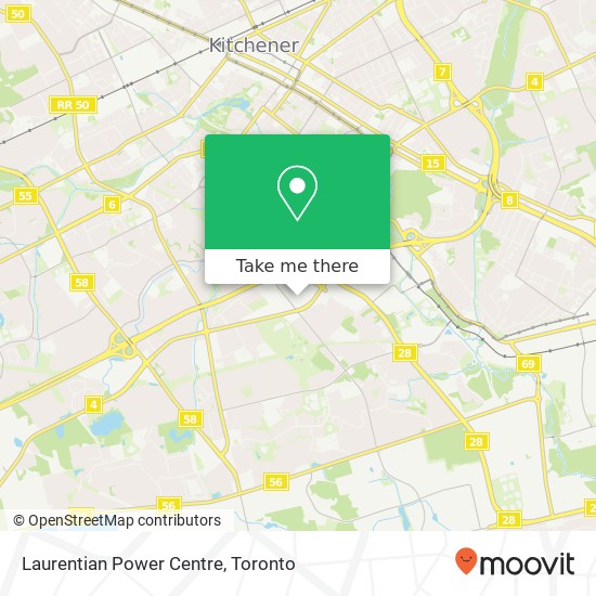 Laurentian Power Centre map