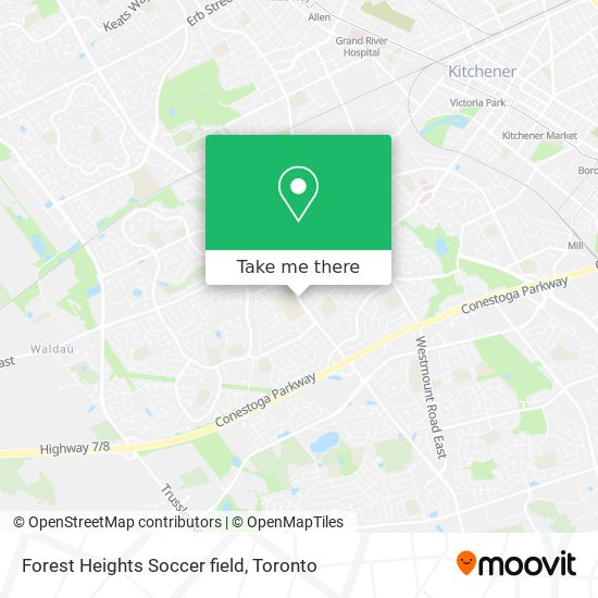 Forest Heights Soccer field map