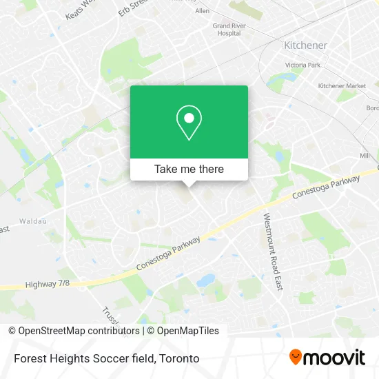 Forest Heights Soccer field map