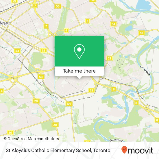 St Aloysius Catholic Elementary School map