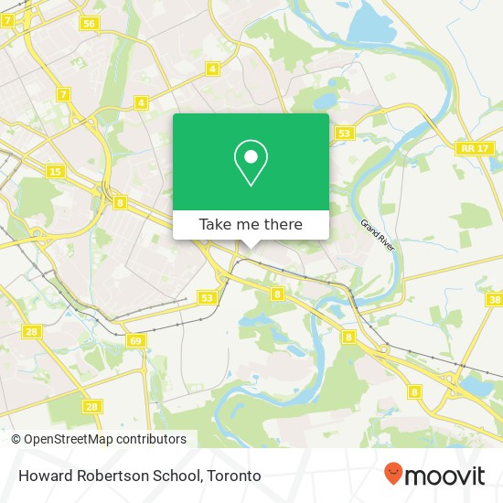 Howard Robertson School map