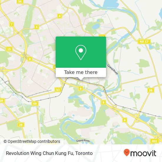 Revolution Wing Chun Kung Fu map