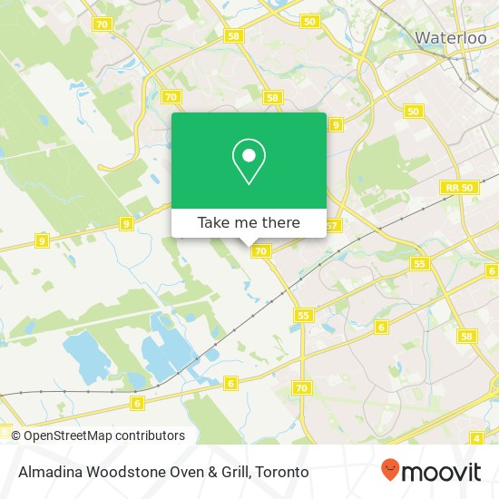 Almadina  Woodstone Oven & Grill map