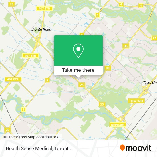 Health Sense Medical map