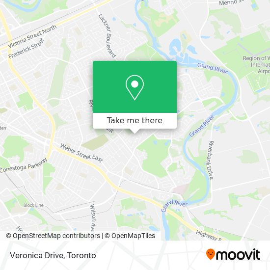 Veronica Drive map
