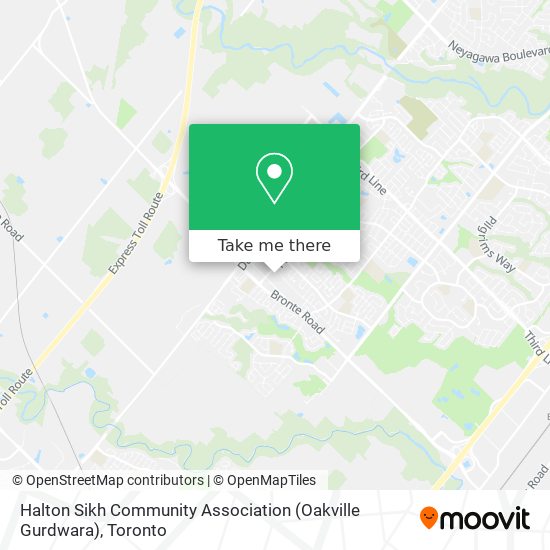 Halton Sikh Community Association (Oakville Gurdwara) map