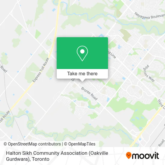 Halton Sikh Community Association (Oakville Gurdwara) map