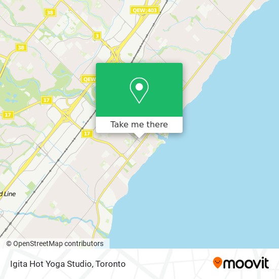 Igita Hot Yoga Studio map