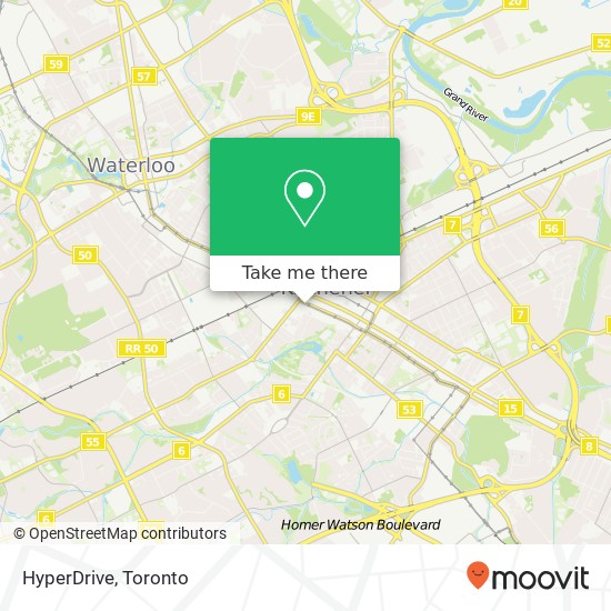 HyperDrive map