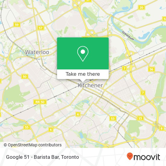 Google 51 - Barista Bar map