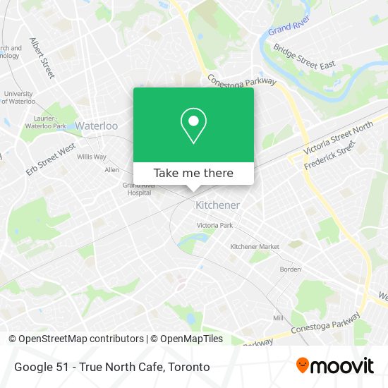 Google 51 - True North Cafe map