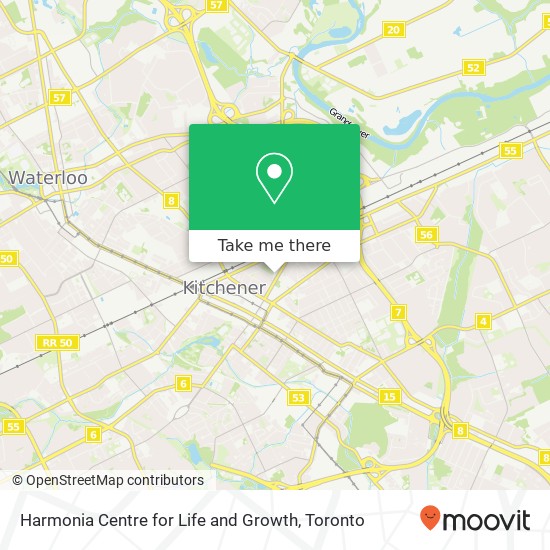 Harmonia Centre for Life and Growth map