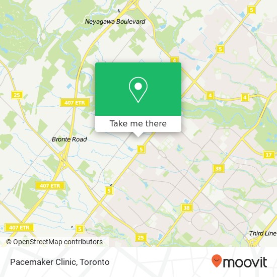 Pacemaker Clinic map