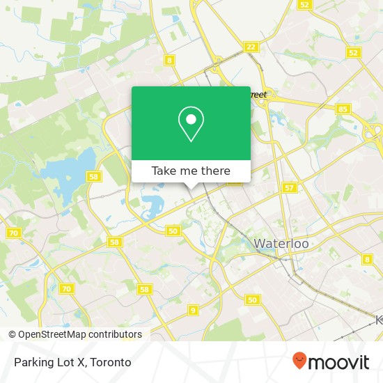 Parking Lot X map