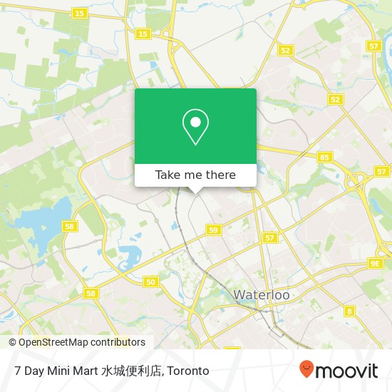 7 Day Mini Mart 水城便利店 map