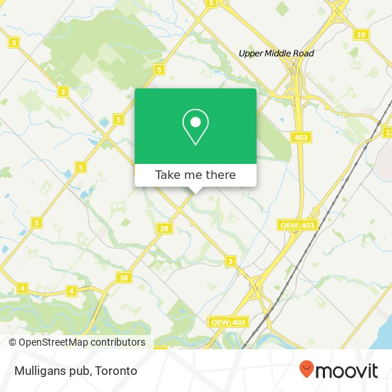Mulligans pub map