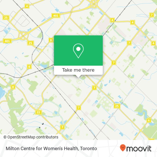 Milton Centre for Women's Health plan