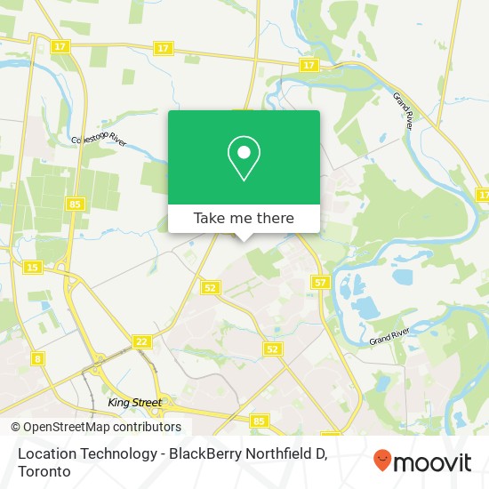 Location Technology - BlackBerry Northfield D map