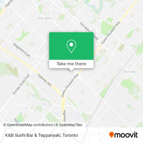 K&B Sushi Bar & Teppanyaki map