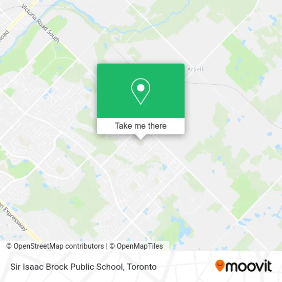 Sir Isaac Brock Public School map