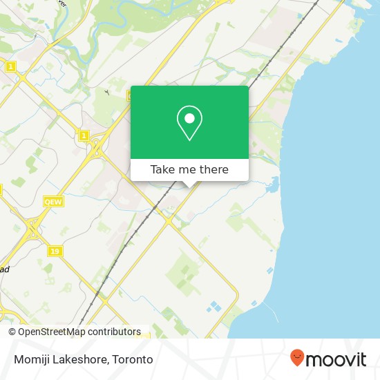 Momiji Lakeshore map