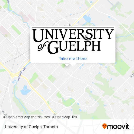 University of Guelph map