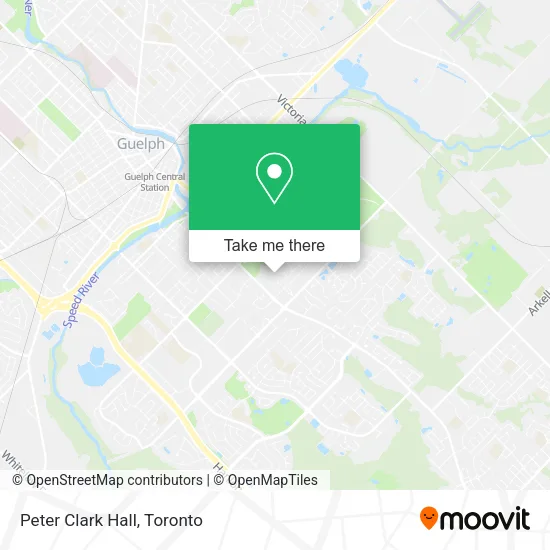 Peter Clark Hall map