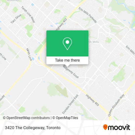 3420 The Collegeway map