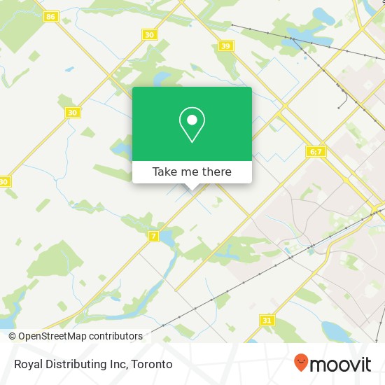 Royal Distributing Inc map