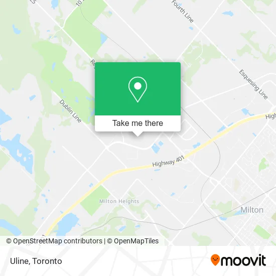 Uline map