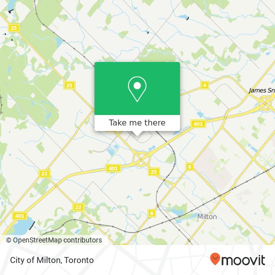 City of Milton map