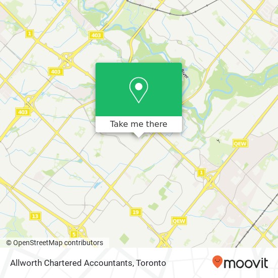 Allworth Chartered Accountants map