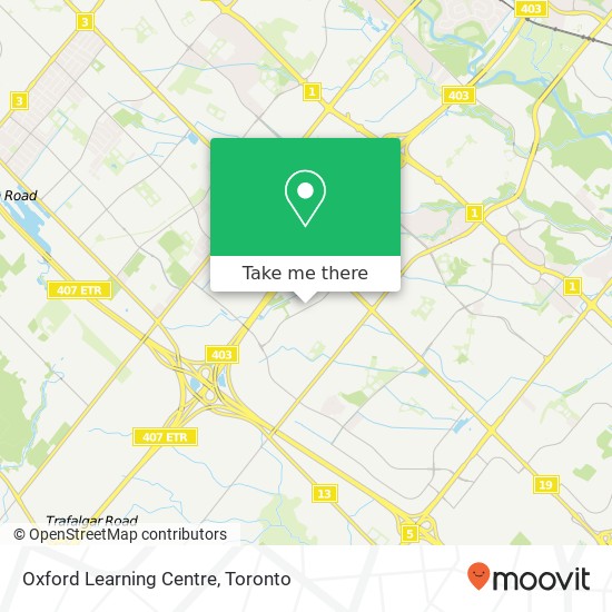 Oxford Learning Centre map