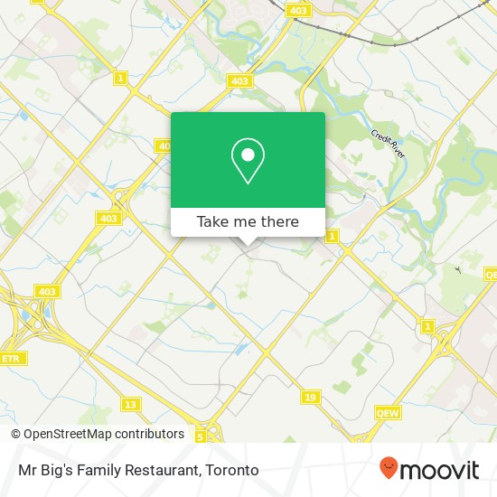Mr Big's Family Restaurant map