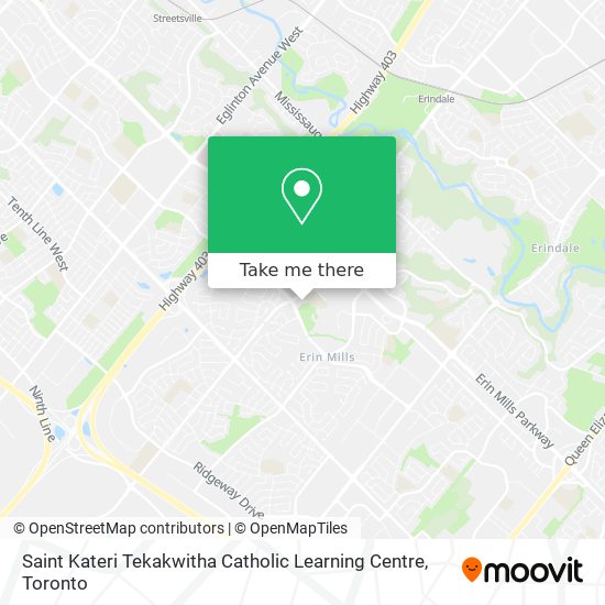 Saint Kateri Tekakwitha Catholic Learning Centre map