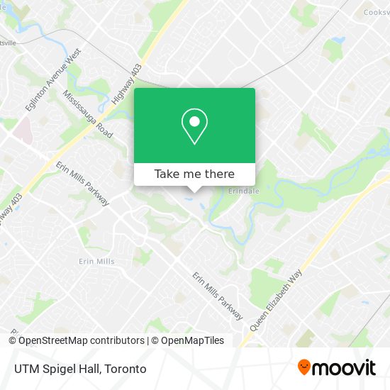 UTM Spigel Hall map