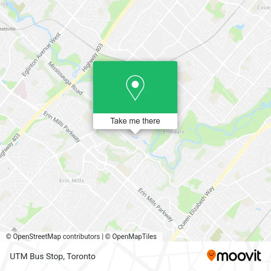 UTM Bus Stop map