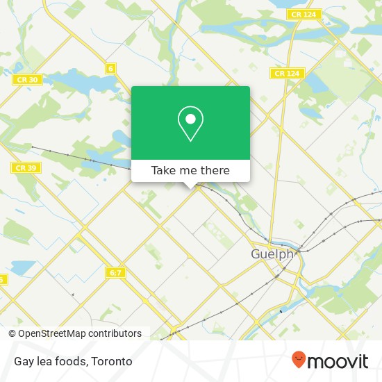 Gay lea foods map