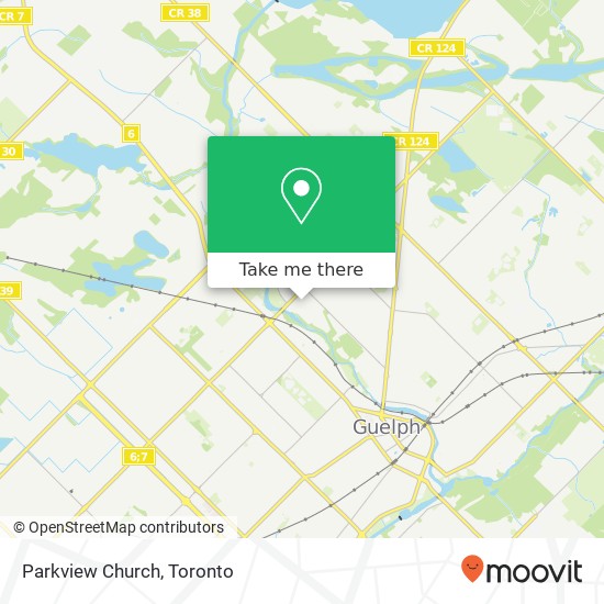 Parkview Church map