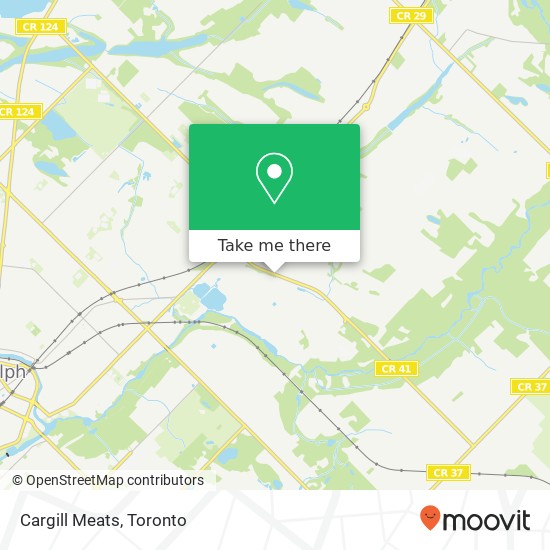 Cargill Meats map