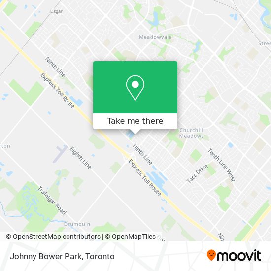 Johnny Bower Park map