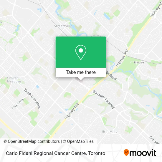 Carlo Fidani Regional Cancer Centre map