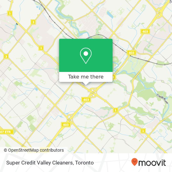 Super Credit Valley Cleaners map