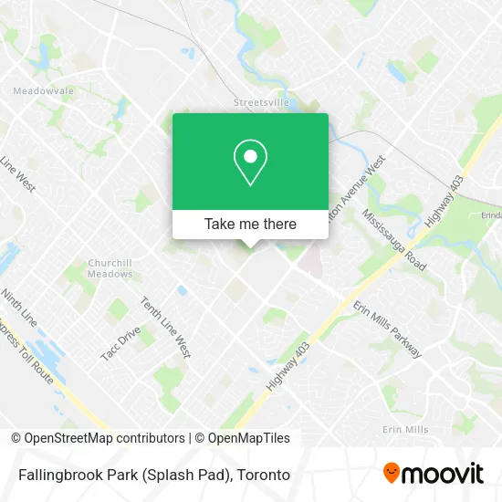 Fallingbrook Park (Splash Pad) map