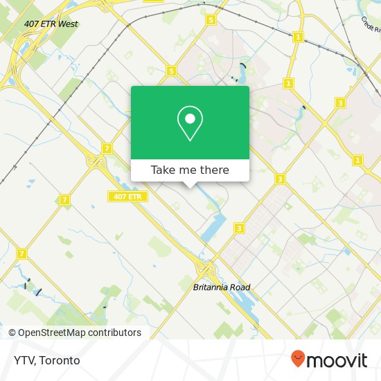 YTV map