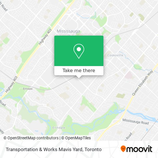 Transportation & Works Mavis Yard map