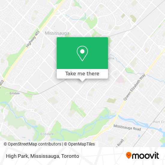 High Park, Mississauga map